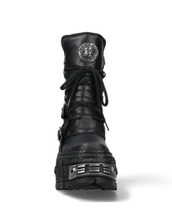 New Rock ANKLE BOOT BLACK TANK M-WALL373-C2