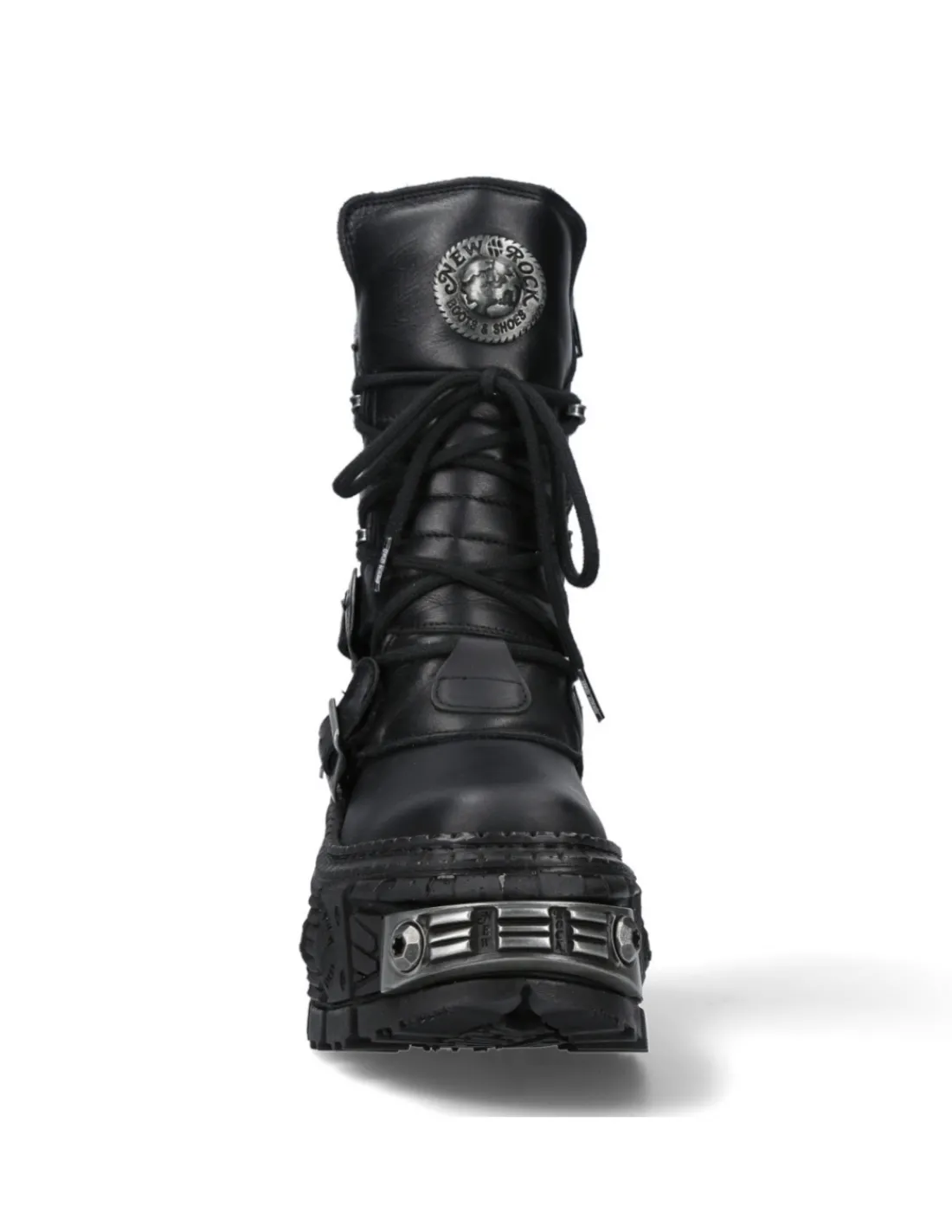 New Rock ANKLE BOOT BLACK TANK M-WALL373-C2