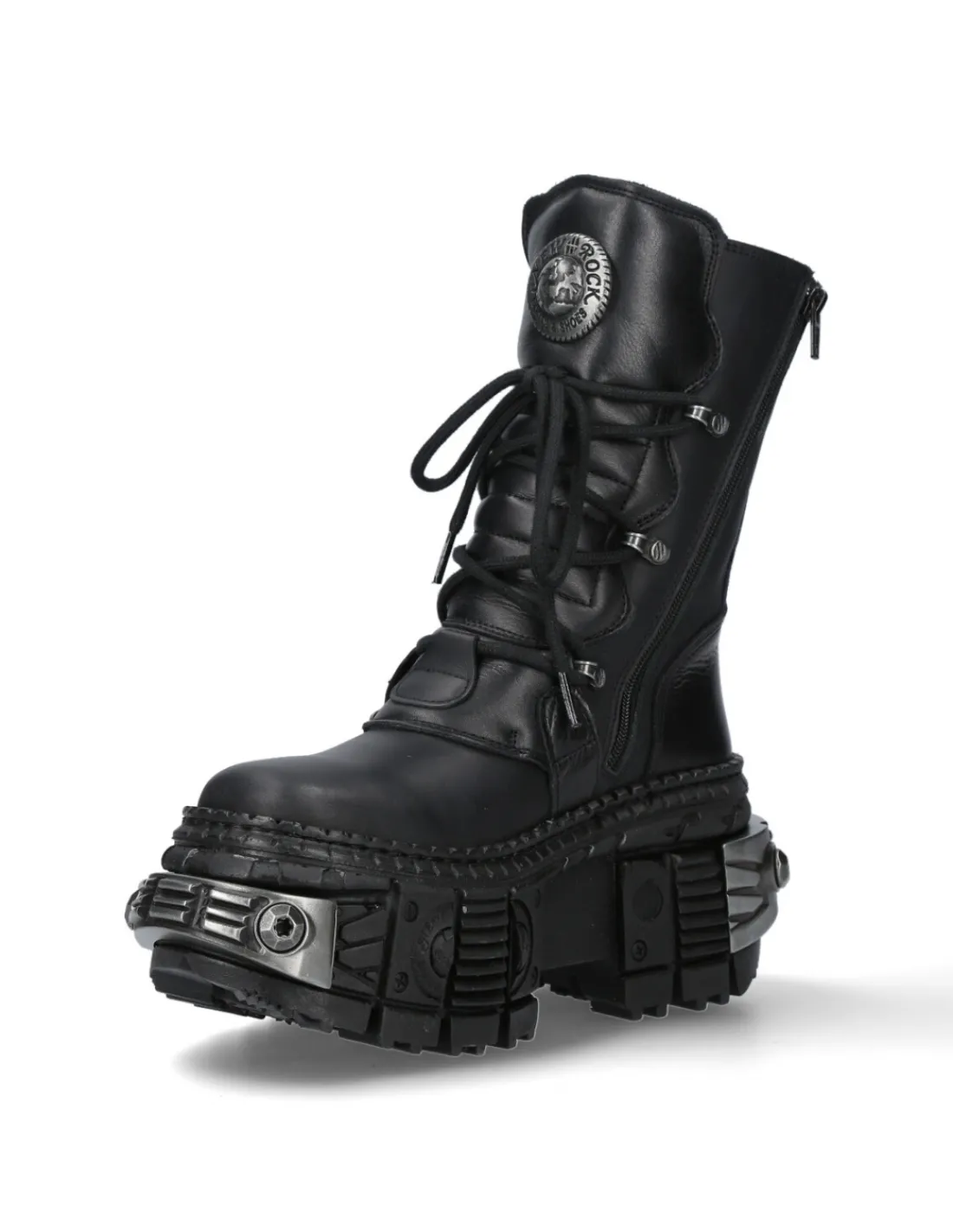 New Rock ANKLE BOOT BLACK TANK M-WALL373-C2