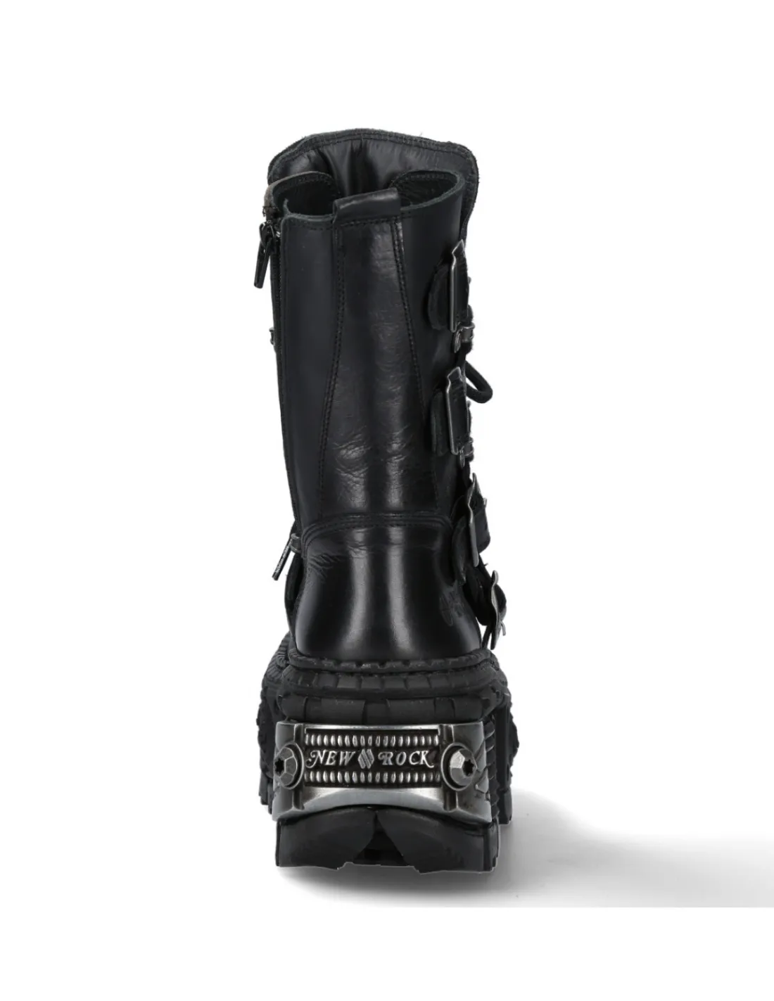 New Rock ANKLE BOOT BLACK TANK M-WALL373-C2