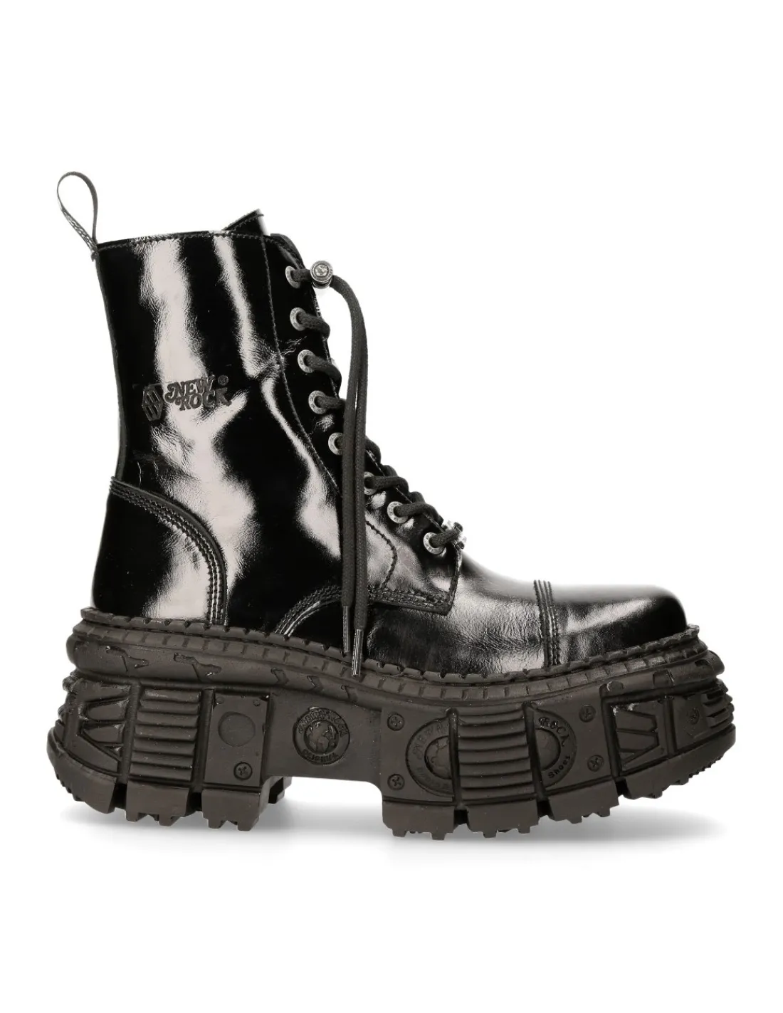 New Rock ANKLE BOOT BLACK TANK M-WALL126-S2 Sale