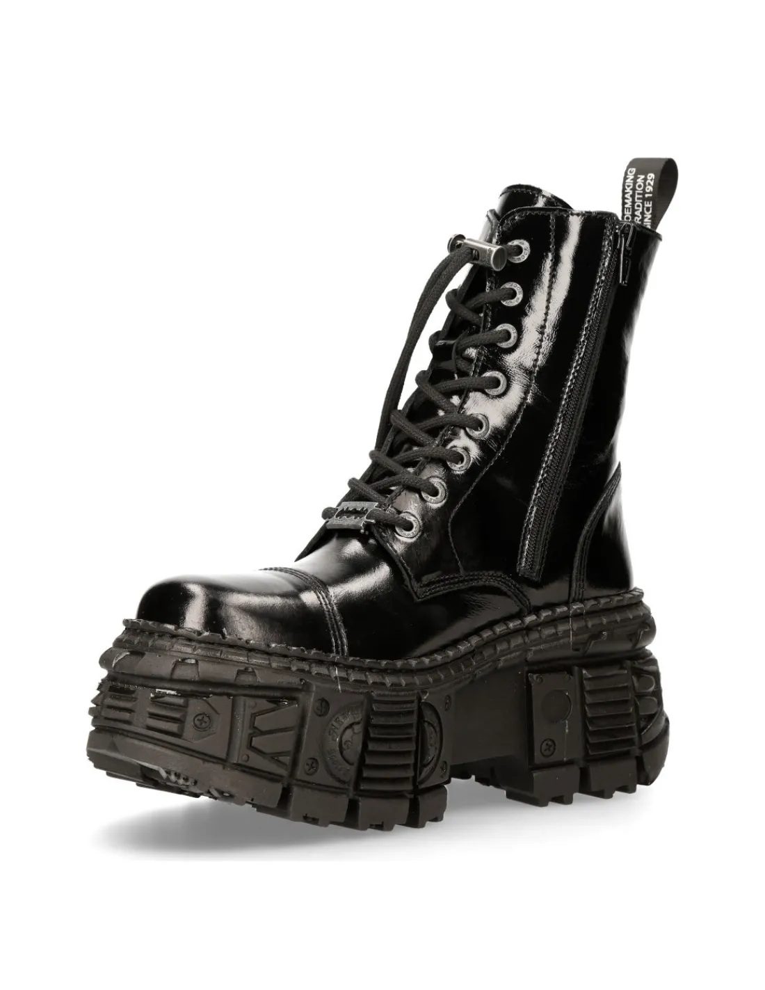 New Rock ANKLE BOOT BLACK TANK M-WALL126-S2 Sale