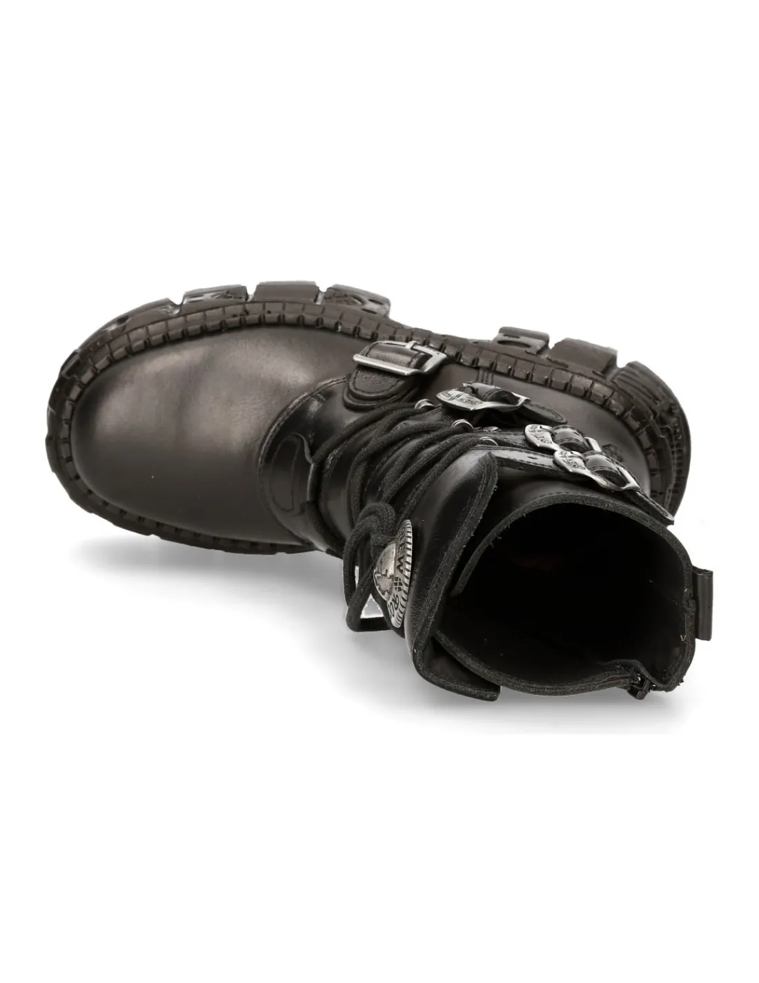 New Rock ANKLE BOOT BLACK TANK M-WALL373-S1 Clearance