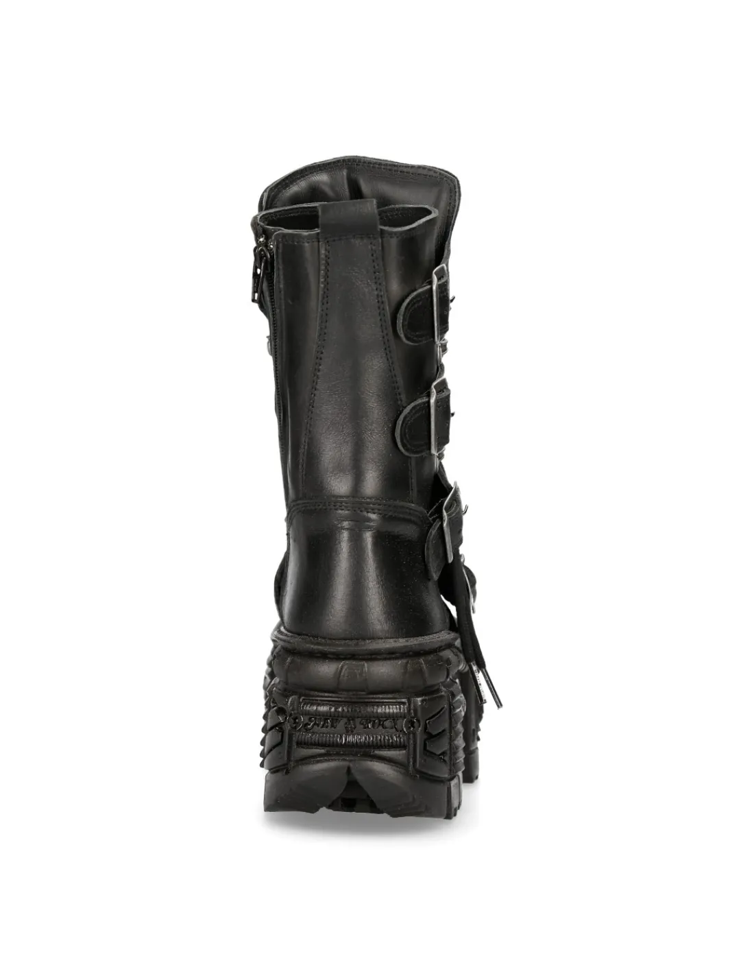 New Rock ANKLE BOOT BLACK TANK M-WALL028-C2 Hot