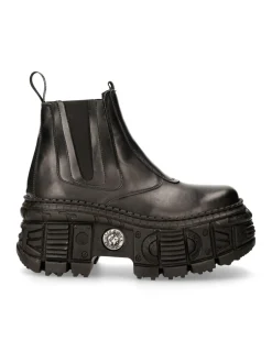 New Rock ANKLE BOOT BLACK TANK M-WALL049-C2 Best