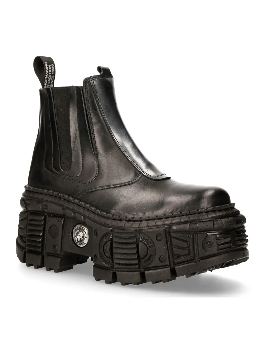 New Rock ANKLE BOOT BLACK TANK M-WALL049-C2 Best