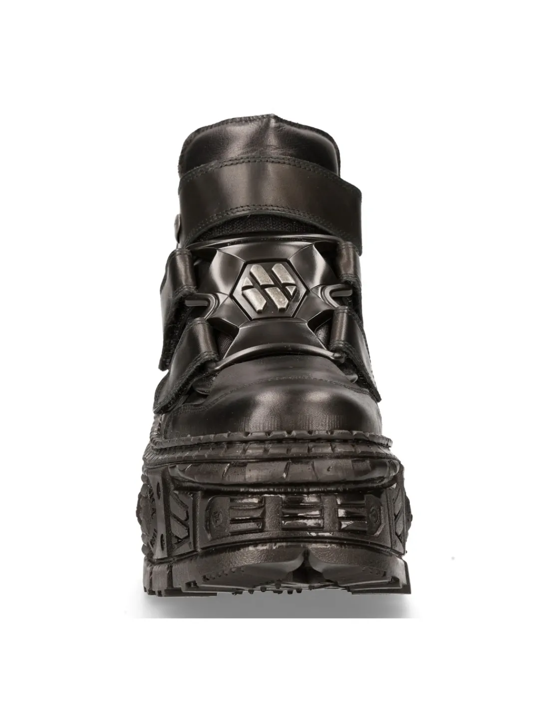 New Rock ANKLE BOOT BLACK TANK M-WALL009-C5 New