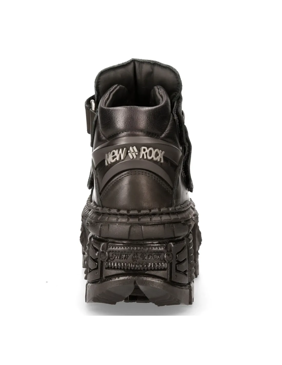 New Rock ANKLE BOOT BLACK TANK M-WALL009-C5 New