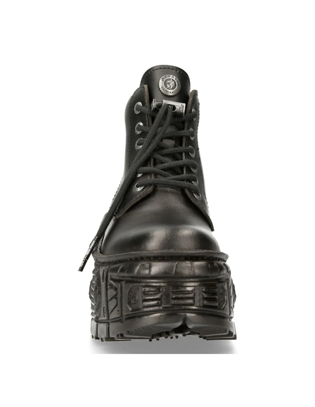 New Rock ANKLE BOOT BLACK TANK WITH LACES M-WALL046-V1 Online