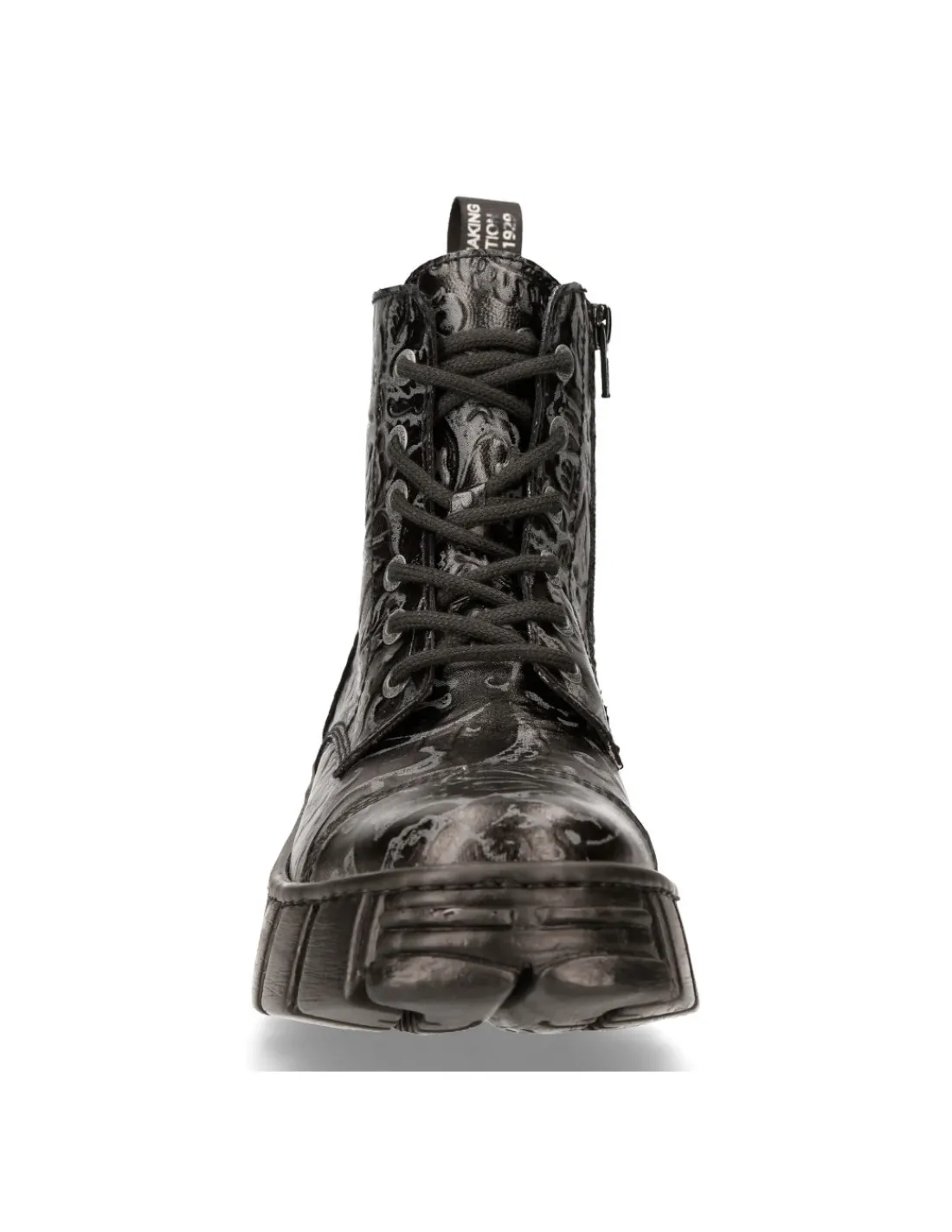 New Rock ANKLE BOOT BLACK TOWER M-WALL005-V39 Hot