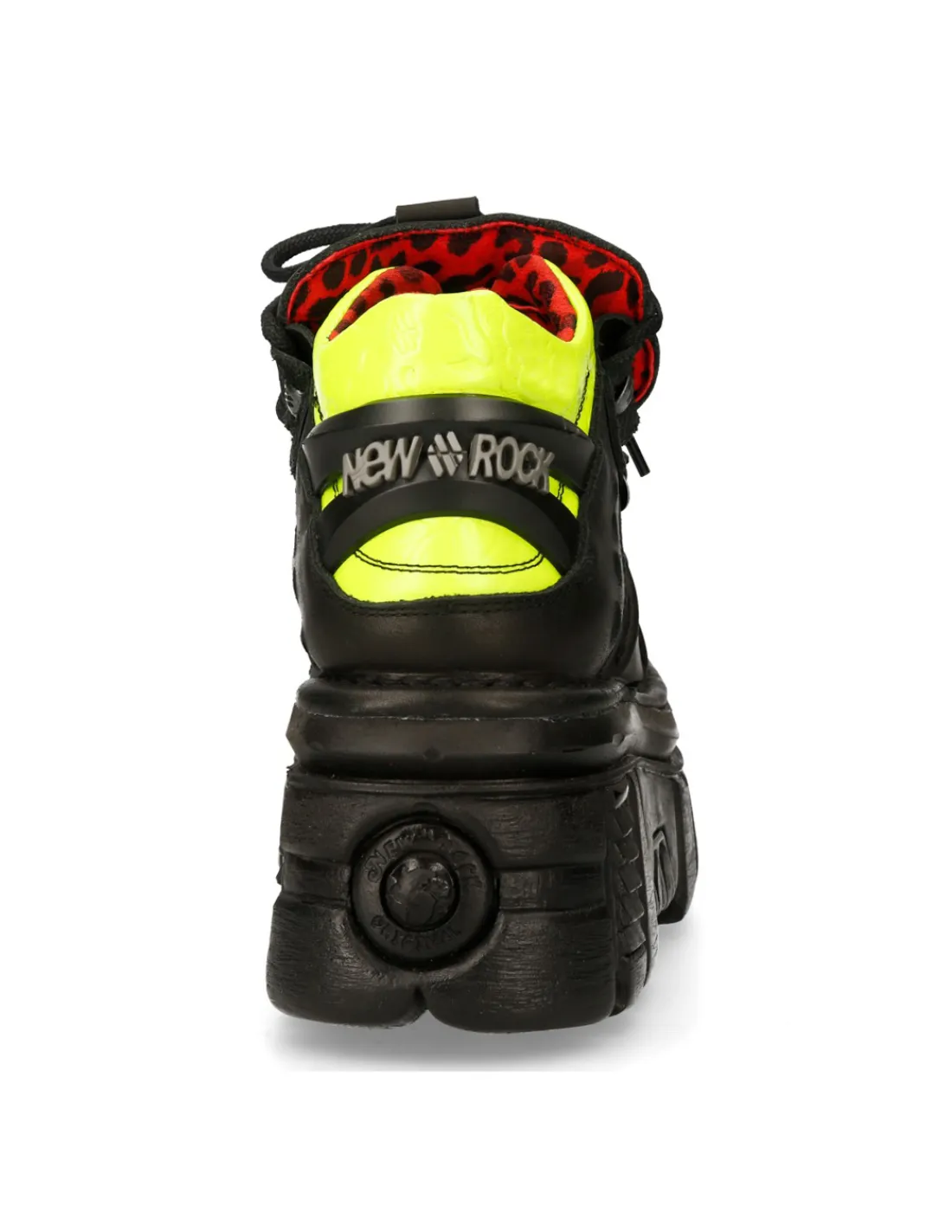 New Rock ANKLE BOOT BLACK TOWER WITH LACES M-MET011-C1
