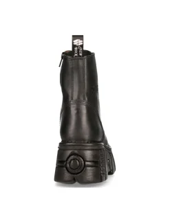 New Rock ANKLE BOOT BLACK TOWER WITH LACES M-NEWMILI083-S39 Outlet