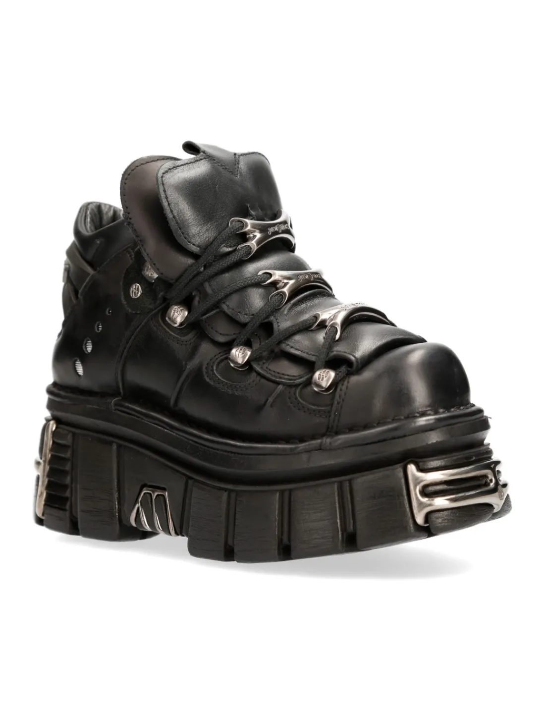 New Rock ANKLE BOOT BLACK TOWER WITH LACES M-106-S112 Online