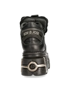 New Rock ANKLE BOOT BLACK TOWER WITH LACES M-106-S112 Online