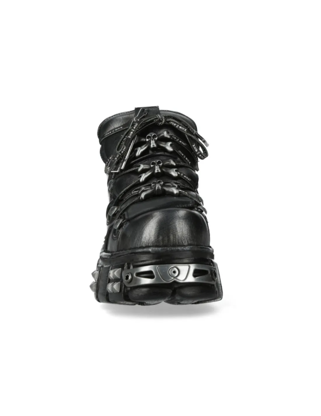 New Rock ANKLE BOOT BLACK TOWER WITH LACES M-106PHSC-V2 Sale
