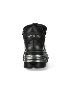 New Rock ANKLE BOOT BLACK TOWER WITH LACES M-106PHSC-V2 Sale