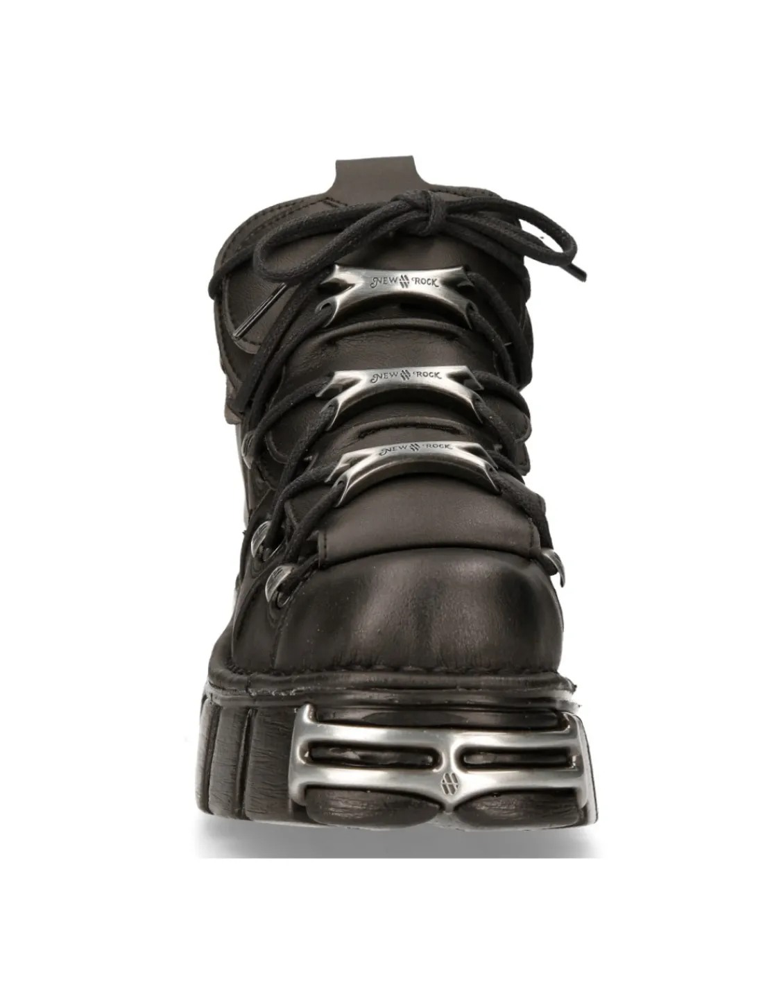 New Rock ANKLE BOOT BLACK TOWER WITH LACES M-106-VS1 Sale