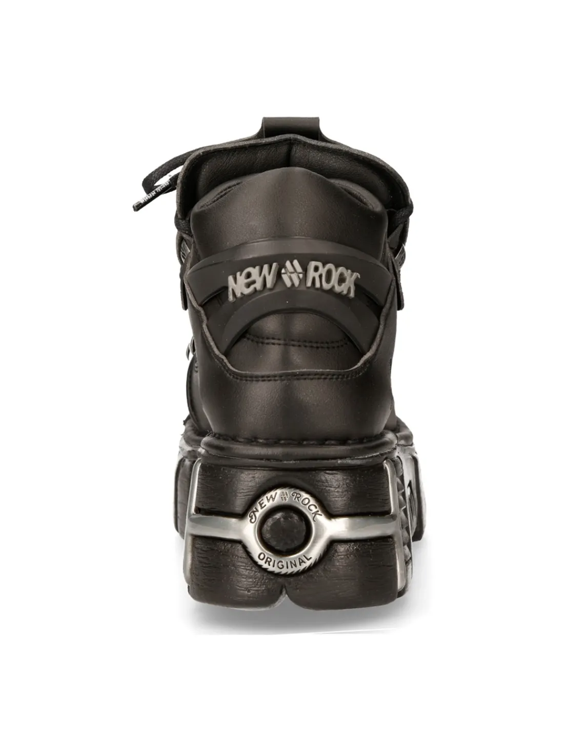 New Rock ANKLE BOOT BLACK TOWER WITH LACES M-106-VS1 Sale
