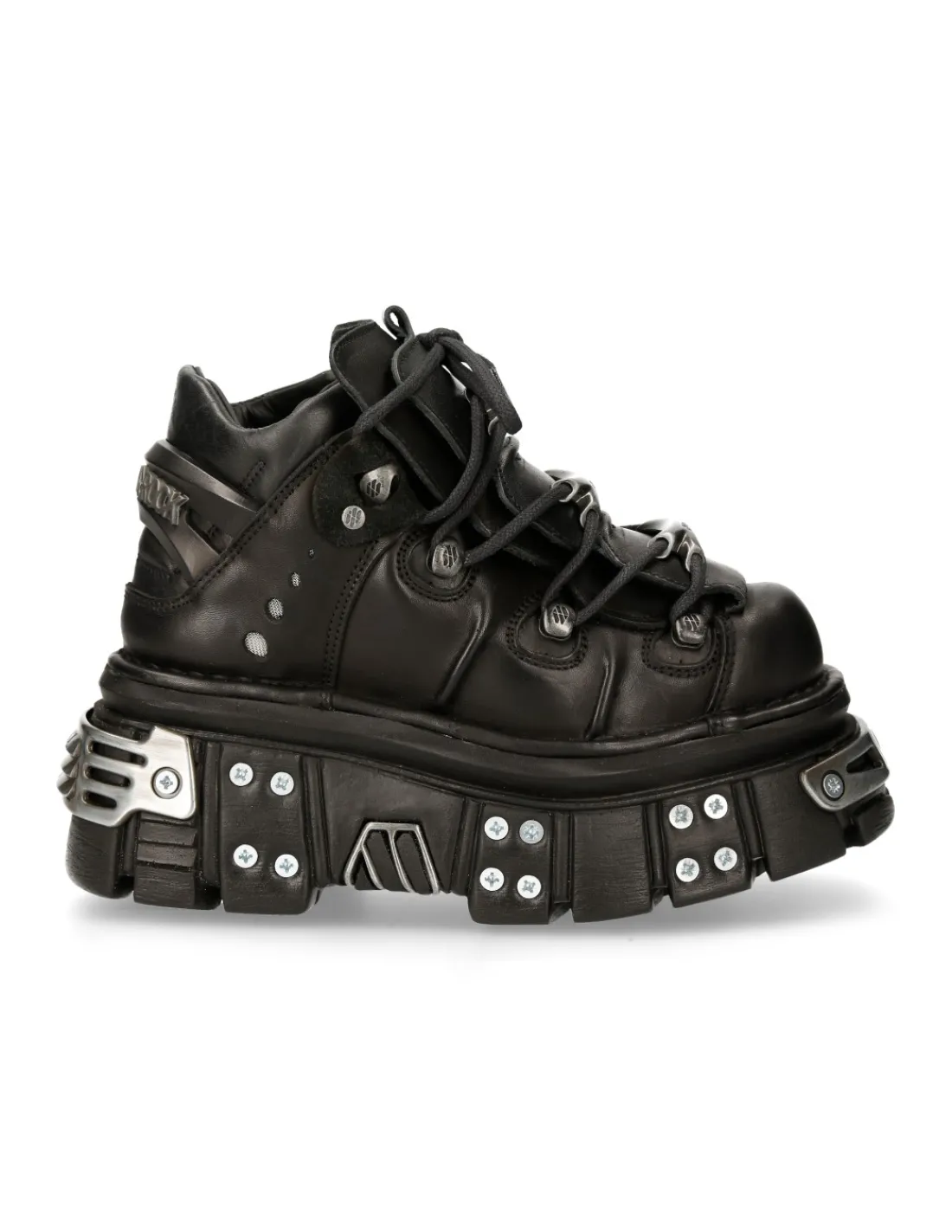 New Rock ANKLE BOOT BLACK TOWER WITH LACES M-106-S70 Discount