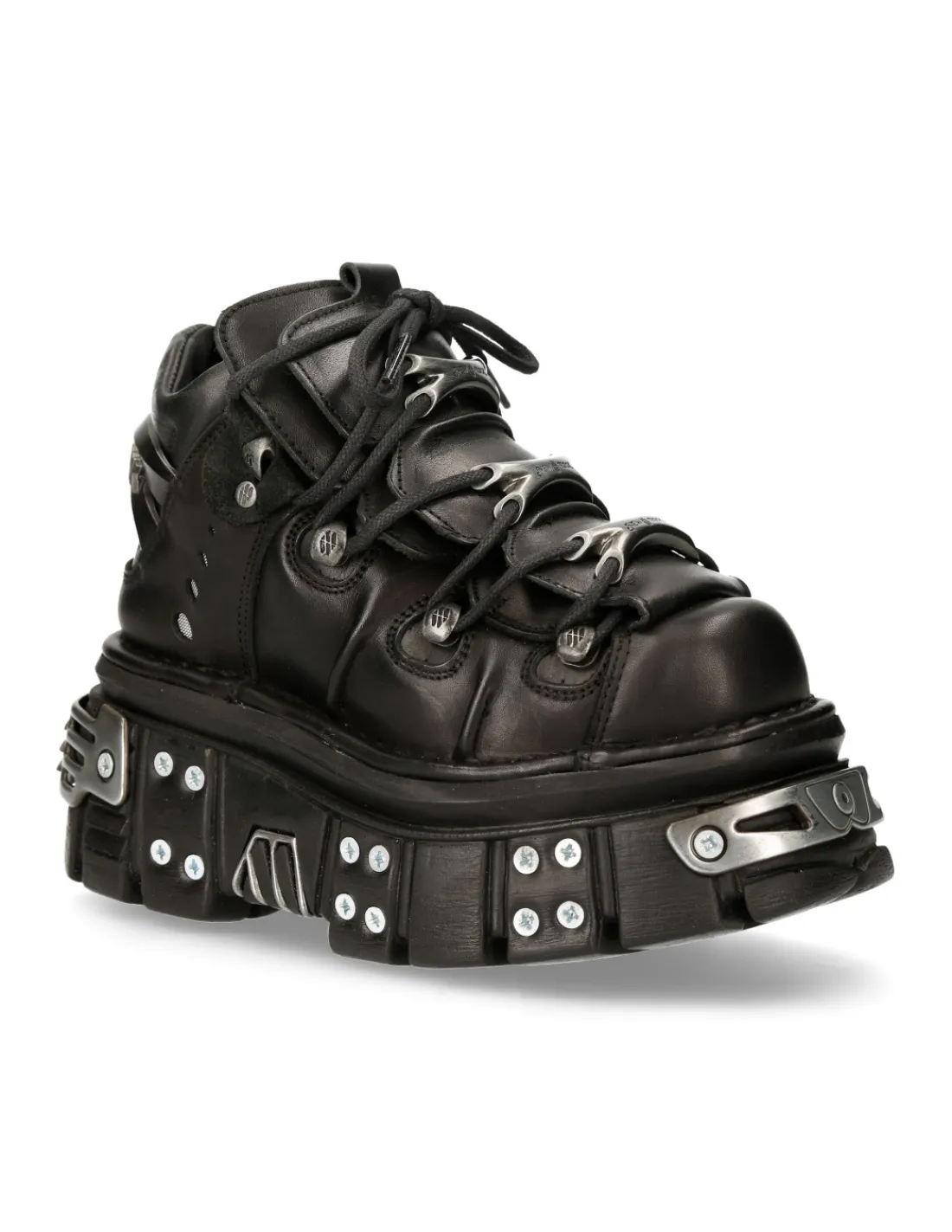 New Rock ANKLE BOOT BLACK TOWER WITH LACES M-106-S70 Discount