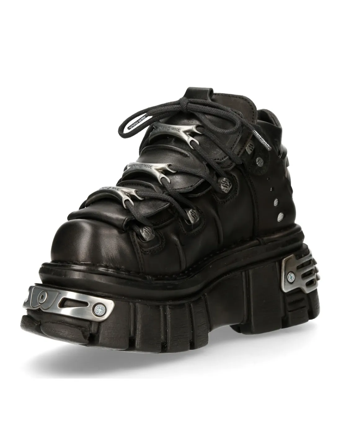 New Rock ANKLE BOOT BLACK TOWER WITH LACES M-106-S70 Discount
