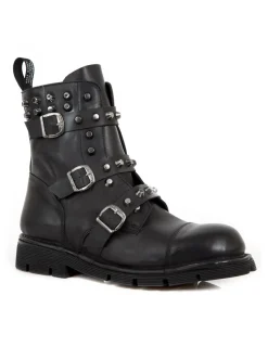 New Rock ANKLE BOOT METALLIC M-MILI153-C1 Hot