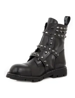 New Rock ANKLE BOOT METALLIC M-MILI153-C1 Hot