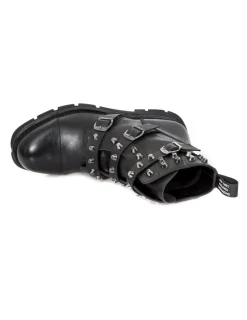New Rock ANKLE BOOT METALLIC M-MILI153-C1 Hot