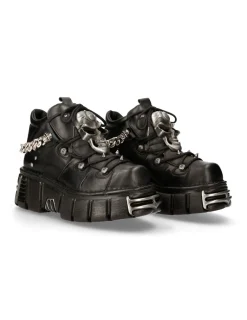 New Rock ANKLE BOOT METALLIC M-1491-S1 Hot
