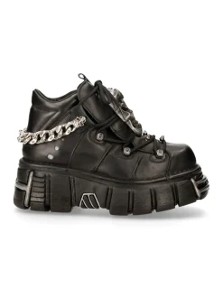 New Rock ANKLE BOOT METALLIC M-1491-S1 Hot