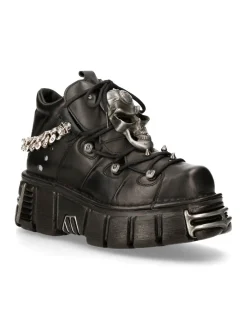 New Rock ANKLE BOOT METALLIC M-1491-S1 Hot
