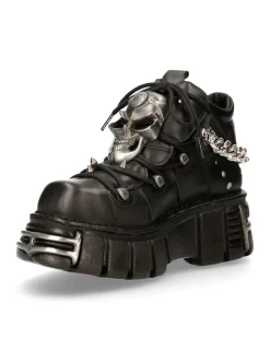 New Rock ANKLE BOOT METALLIC M-1491-S1 Hot