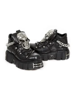 New Rock ANKLE BOOT METALLIC M-1491-S1 Hot