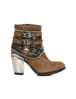 New Rock ANKLE BOOT TEXAS M-TX002-C12 Hot