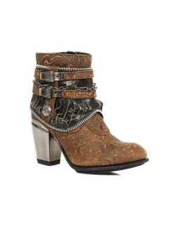 New Rock ANKLE BOOT TEXAS M-TX002-C12 Hot