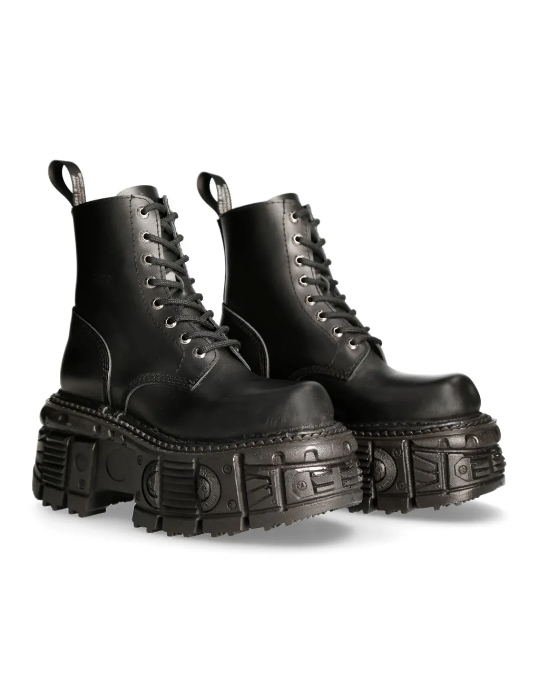 New Rock BLACK IMPERFECT WITH LACES M-MILI084N-S5 Best