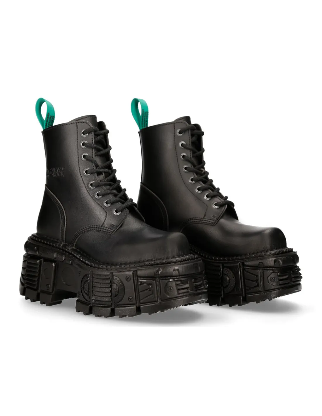 New Rock BLACK IMPERFECT WITH LACES M-MILI084N-V1 Hot