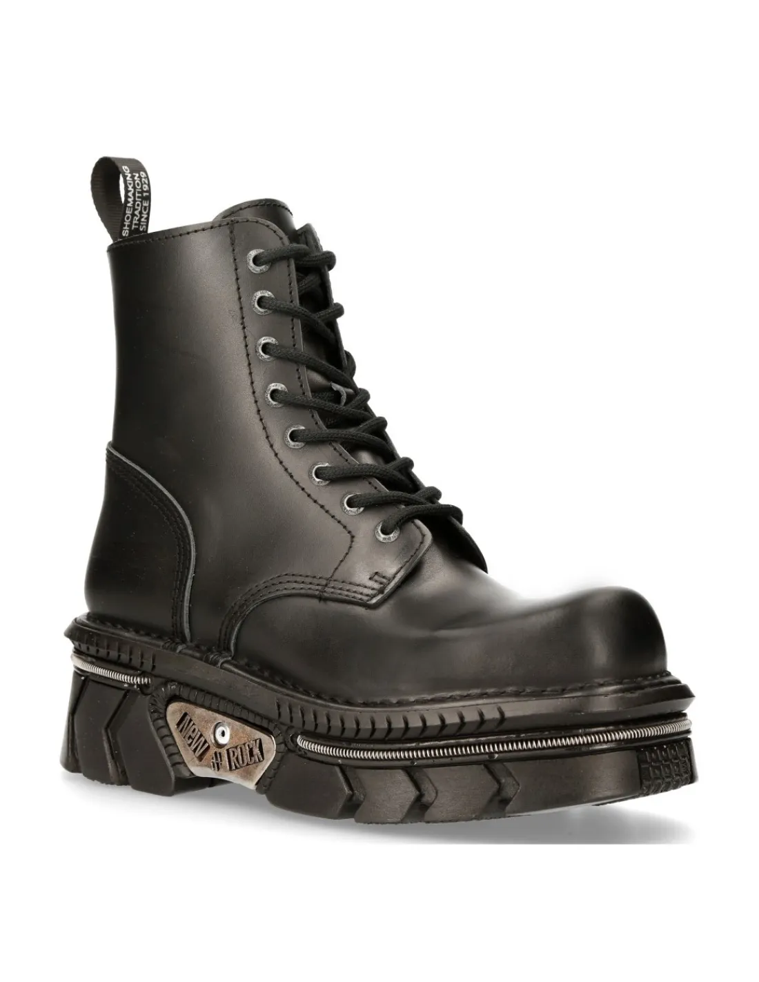 New Rock BLACK TECHNO WITH LACES M-MILI084N-S6 New