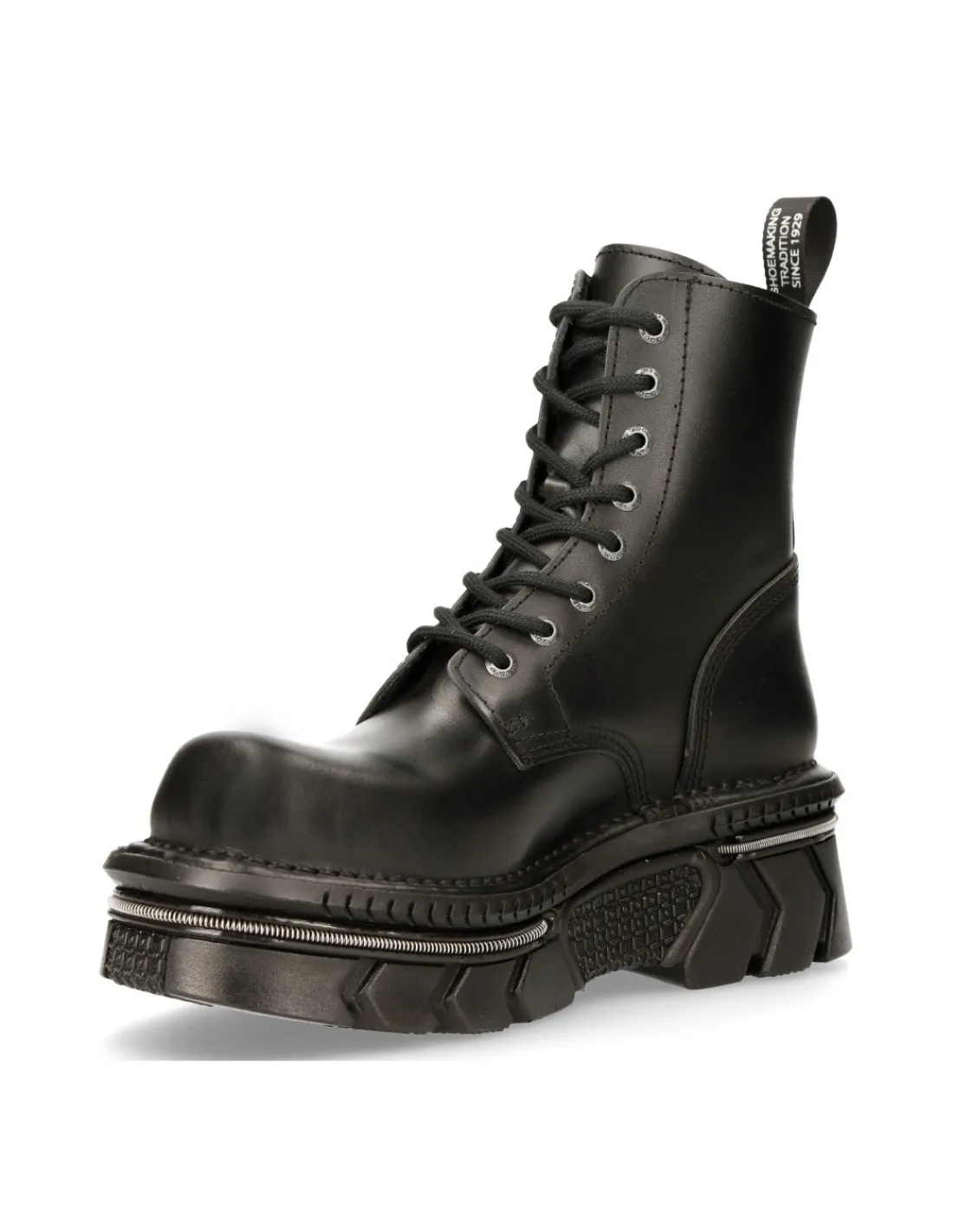 New Rock BLACK TECHNO WITH LACES M-MILI084N-S6 New