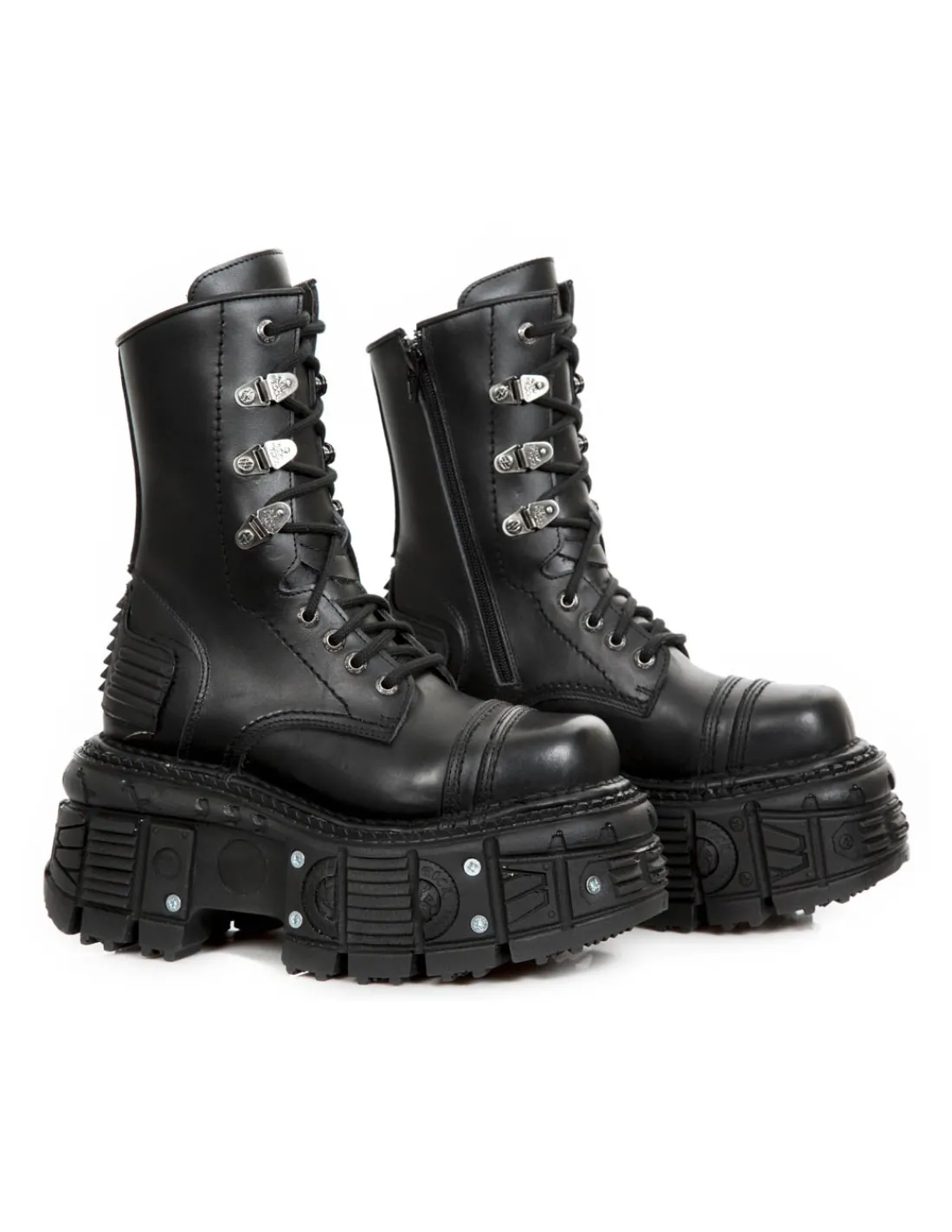 New Rock BOOT BLACK IMPERFECT M-TANK012-C1 Sale