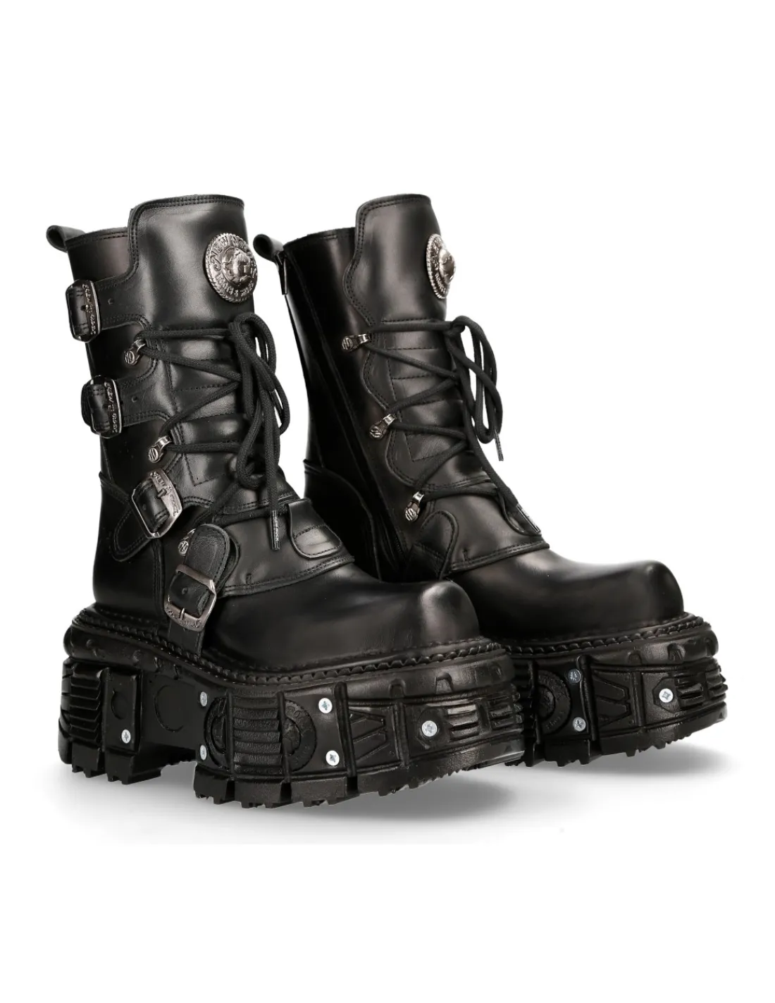 New Rock BOOT BLACK IMPERFECT M-TANK373-S1