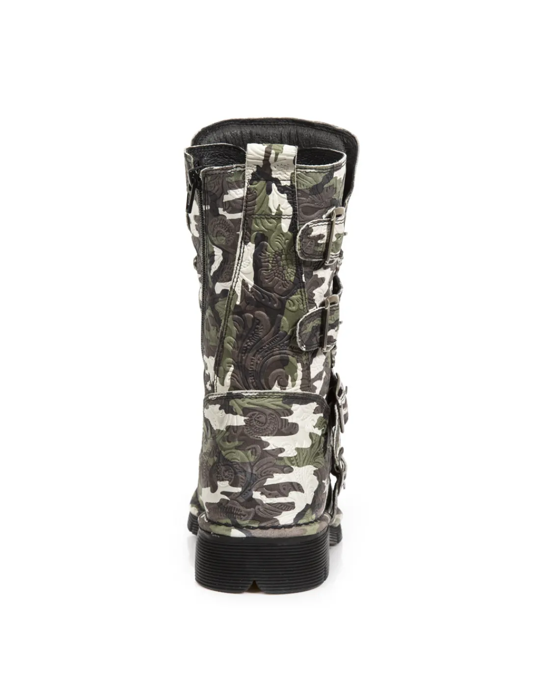 New Rock BOOT BLACK PLANING WITH LACES M-1473-S36