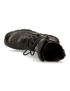 New Rock BOOT BLACK PLANING WITH LACES M-1473-S43 Sale