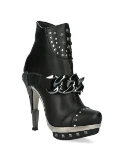 New Rock BOOT BLACK PLATF.ACERO M-PUNK003CAD-V1