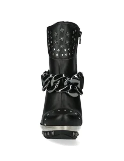 New Rock BOOT BLACK PLATF.ACERO M-PUNK003CAD-V1