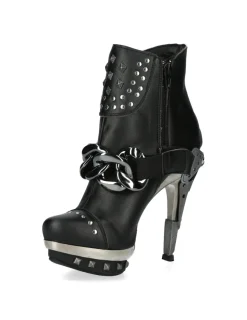 New Rock BOOT BLACK PLATF.ACERO M-PUNK003CAD-V1