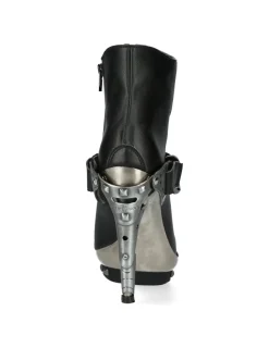 New Rock BOOT BLACK PLATF.ACERO M-PUNK003CAD-V1