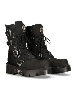 New Rock BOOT BLACK REACTOR M-1473-RC1