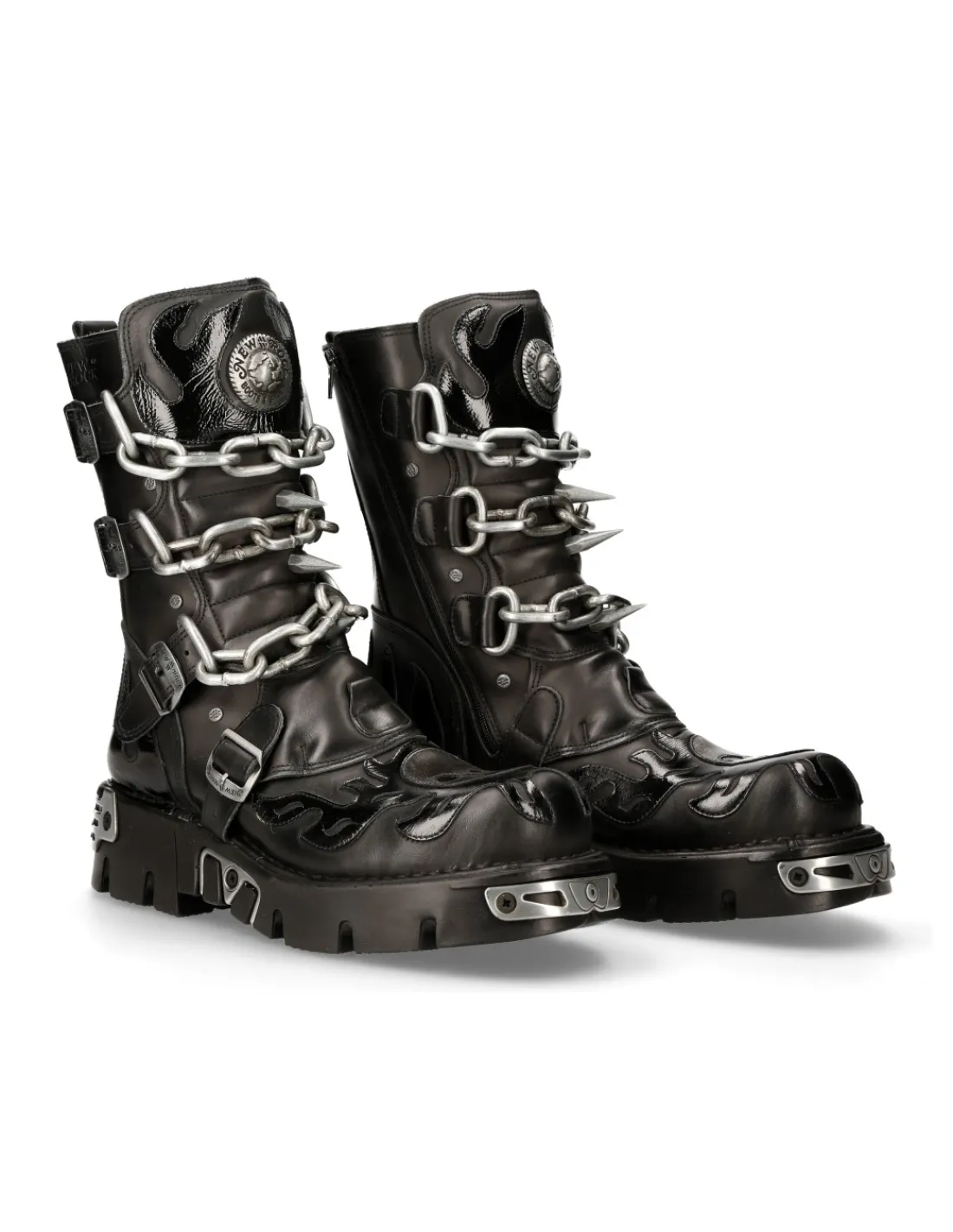 New Rock BOOT BLACK REACTOR M-727-S5 New