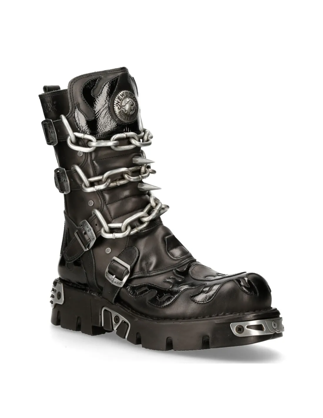 New Rock BOOT BLACK REACTOR M-727-S5 New
